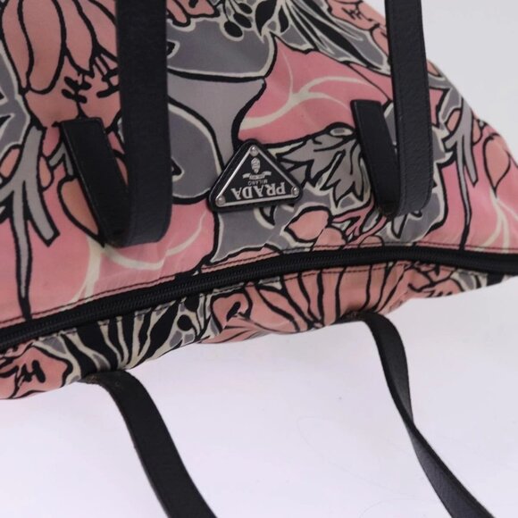 PRADA Tote Bag Nylon Pink Auth - Picture 6 of 16